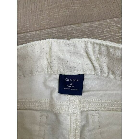 NEW Gap White Shimmer Corduroy Pants - Picture 5 of 5